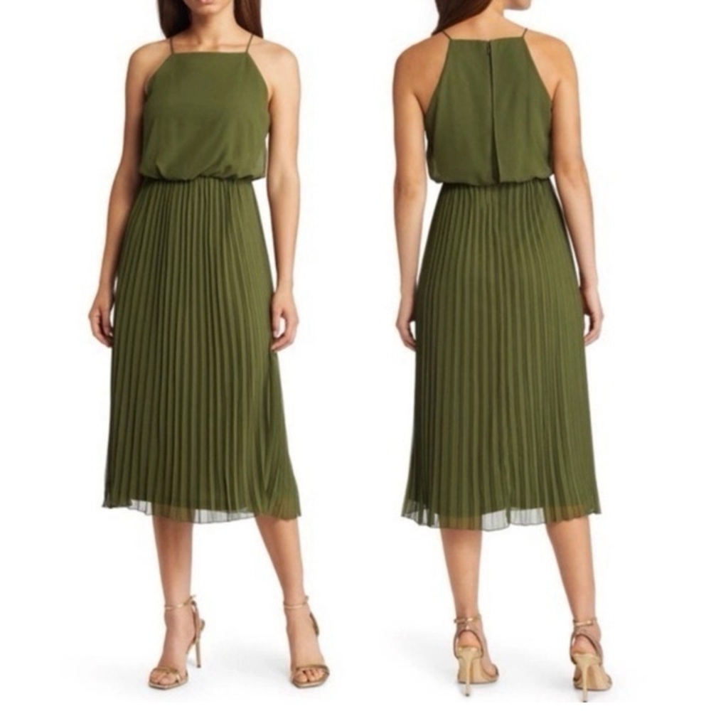 NWT SAM EDELMAN Pleated Skirt Maxi Dress (14)